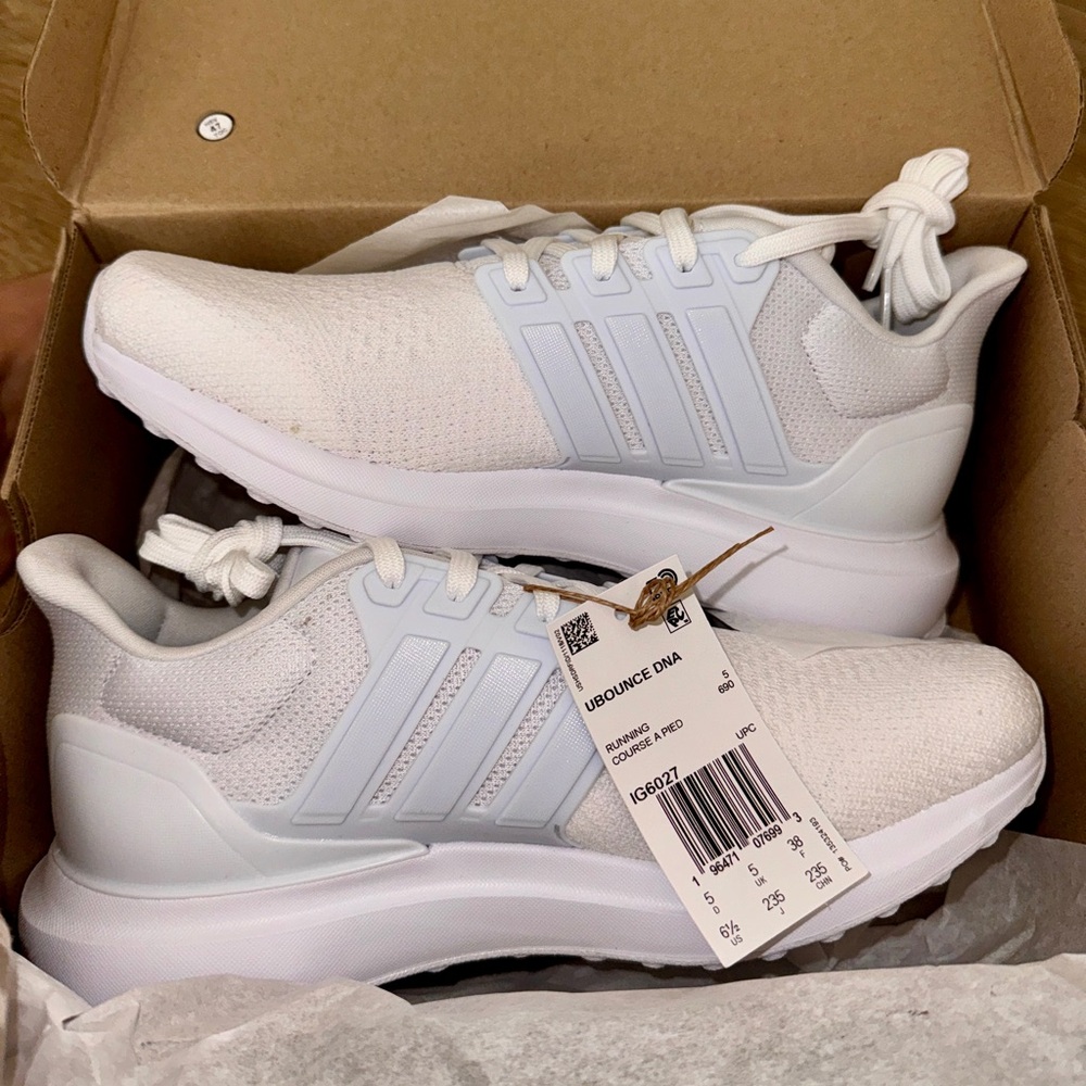 White running shoes